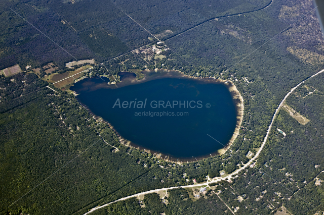 Wolf Lake in Lake County, Michigan